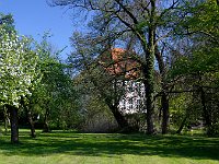 Künstlerhaus Blick aus dem Apfelgarten